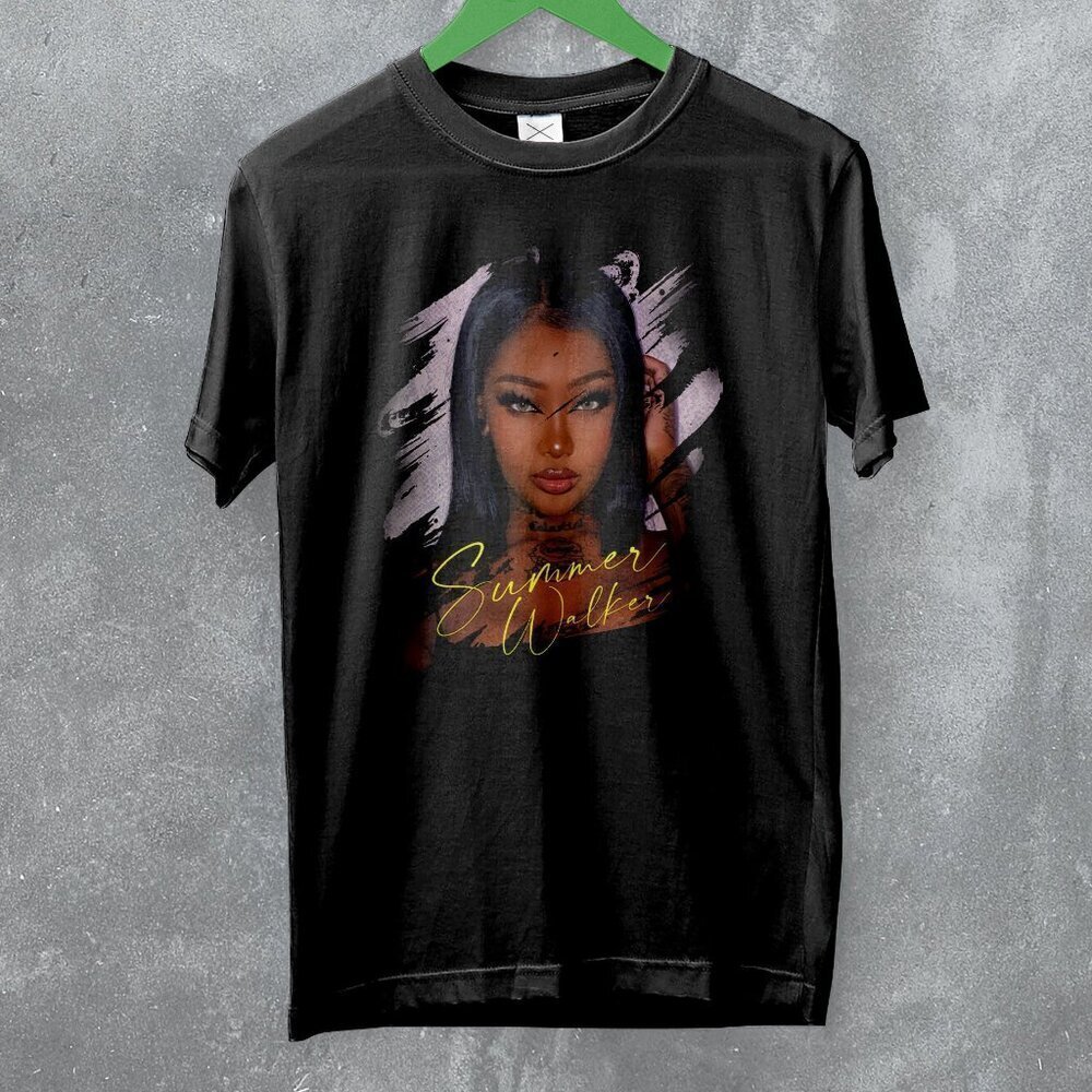 Summer Walker RB Music Tour Concert Album Graphic Fan Streetwear T-Shirt .